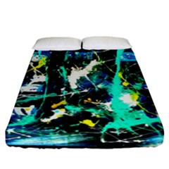 Brain Reflections Fitted Sheet (california King Size) by bestdesignintheworld