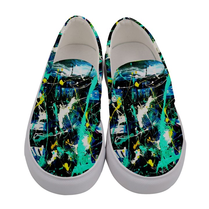 brain reflections Women s Canvas Slip Ons