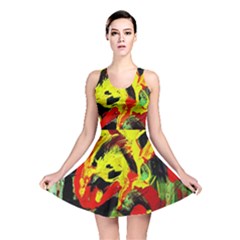 437241213103536 - Bread And Fish Reversible Skater Dress by bestdesignintheworld