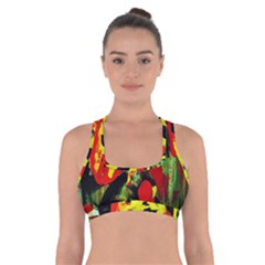 437241213103536 - Bread And Fish Cross Back Sports Bra by bestdesignintheworld