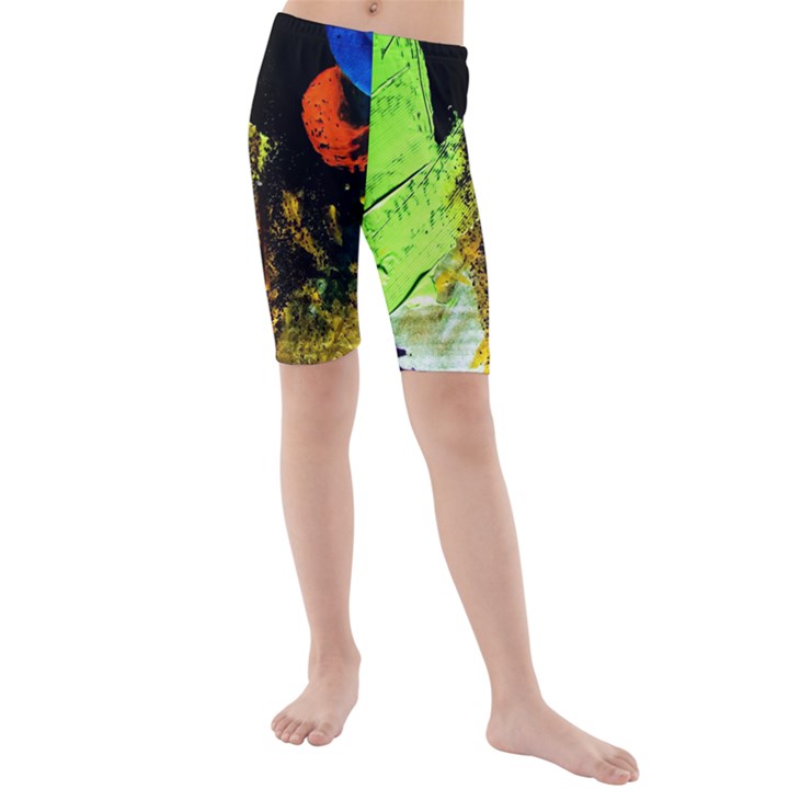 i wonder-2 Kids  Mid Length Swim Shorts