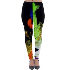 I Wonder-2 Lightweight Velour Leggings by bestdesignintheworld