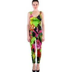 Spring Ornaments One Piece Catsuit