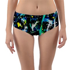 Brain Reflections 1 Reversible Mid-waist Bikini Bottoms by bestdesignintheworld