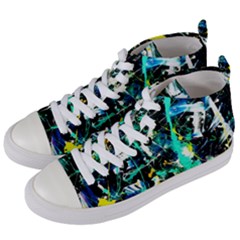 Brain Reflections 1 Women s Mid-top Canvas Sneakers by bestdesignintheworld