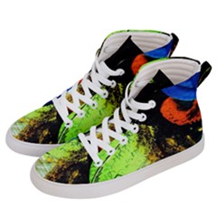 I Wonder 2 Men s Hi-top Skate Sneakers by bestdesignintheworld