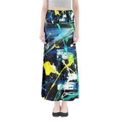 Brain Reflections 2 Full Length Maxi Skirt by bestdesignintheworld