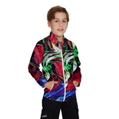 Lillies In The Terracotta Vase 3 Windbreaker (kids) by bestdesignintheworld