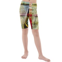 Hidden Strings Of Purity 6 Kids  Mid Length Swim Shorts by bestdesignintheworld