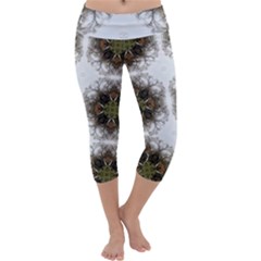 Gaias Revenge Capri Yoga Leggings by G33kChiq