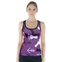 PURPLE Racer Back Sports Top View1