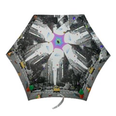 Downtown Dream Mini Folding Umbrellas by Valentinaart