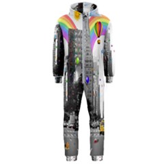 Downtown Dream Hooded Jumpsuit (men)  by Valentinaart