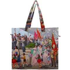 North  Korea - Propaganda Canvas Travel Bag