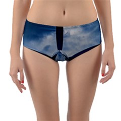 Propeller - Sky Challenger Reversible Mid-waist Bikini Bottoms by FunnyCow