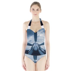 Propeller - Sky Challenger Halter Swimsuit by FunnyCow