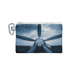 Propeller - Sky Challenger Canvas Cosmetic Bag (small) by FunnyCow