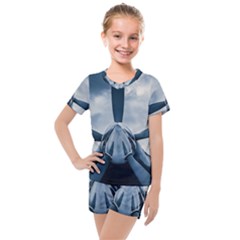 Propeller - Sky Challenger Kids  Mesh Tee And Shorts Set