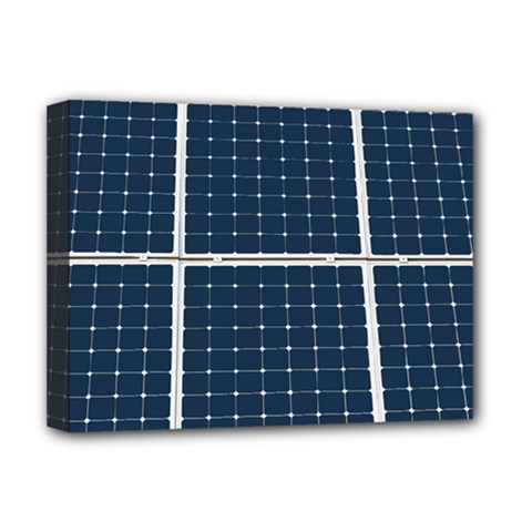 Solar Power Panel Deluxe Canvas 16  X 12   by FunnyCow