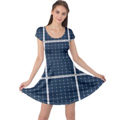 Solar Power Panel Cap Sleeve Dress by FunnyCow