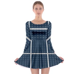 Solar Power Panel Long Sleeve Skater Dress by FunnyCow