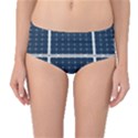 Solar Power Panel Mid-Waist Bikini Bottoms View1