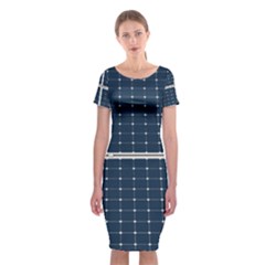 Solar Power Panel Classic Short Sleeve Midi Dress by FunnyCow