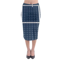 Solar Power Panel Midi Pencil Skirt by FunnyCow