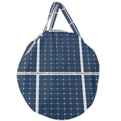 Solar Power Panel Giant Round Zipper Tote by FunnyCow