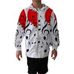 Singing Heart Hooded Windbreaker (kids) by FunnyCow