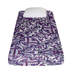 Colorful Intricate Tribal Pattern Fitted Sheet (single Size) by dflcprints