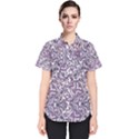 Colorful Intricate Tribal Pattern Women s Short Sleeve Shirt View1