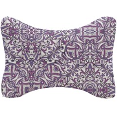 Colorful Intricate Tribal Pattern Seat Head Rest Cushion by dflcprints