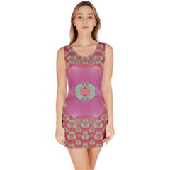 Fantasy Flowers In Everything That Is Around Us In A Free Environment Bodycon Dress