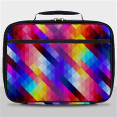 Abstract Background Colorful Pattern Full Print Lunch Bag by Nexatart