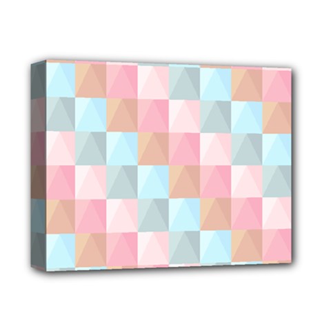 Abstract Pattern Background Pastel Deluxe Canvas 14  X 11  by Nexatart