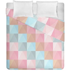 Abstract Pattern Background Pastel Duvet Cover Double Side (california King Size) by Nexatart