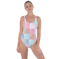 Abstract Pattern Background Pastel Bring Sexy Back Swimsuit by Nexatart