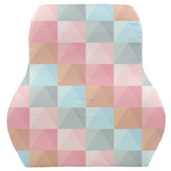 Abstract Pattern Background Pastel Car Seat Back Cushion 