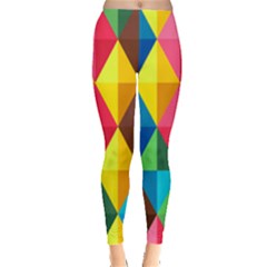 Background Colorful Abstract Leggings  by Nexatart