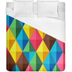 Background Colorful Abstract Duvet Cover (california King Size) by Nexatart