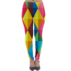 Background Colorful Abstract Lightweight Velour Leggings