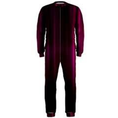 Theater Cinema Curtain Stripes Onepiece Jumpsuit (men)  by Nexatart