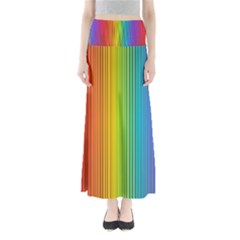 Background Colorful Abstract Full Length Maxi Skirt by Nexatart