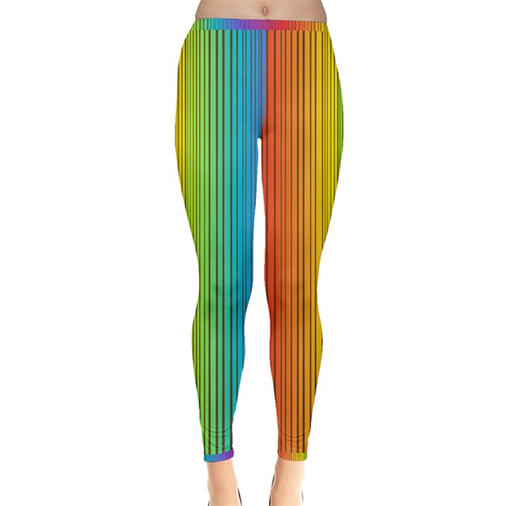 Background Colorful Abstract Inside Out Leggings