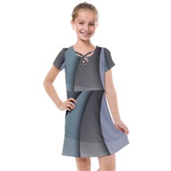 Abstract Background Abstraction Kids  Cross Web Dress