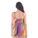 Abstract Background Colorful Pattern Skater Dress Swimsuit View2