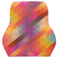 Abstract Background Colorful Pattern Car Seat Back Cushion 