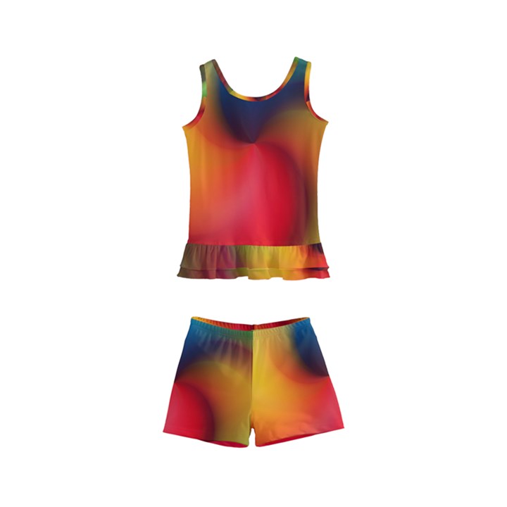 Abstract Spiral Art Creativity Kid s Boyleg Swimsuit