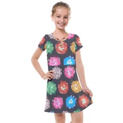 Background Colorful Abstract Kids  Cross Web Dress